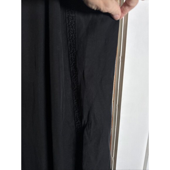 Kobi Halperin Black "Demi Floral” Wide Leg Pants Size XXL Cross Stitch Floral - Picture 6 of 12